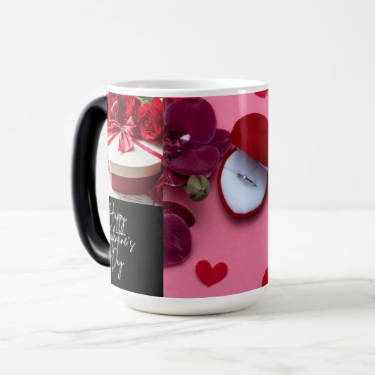 Verliefd op jou – Gepersonaliseerde Valentijn Magische Mok (Voorkant links)