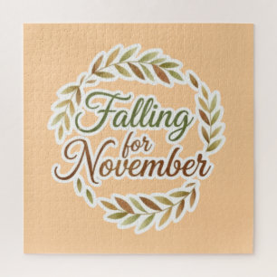Verliefd op november - Herfst ontwerp Legpuzzel