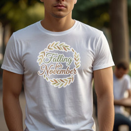 Verliefd op november - Herfst ontwerp T-shirt