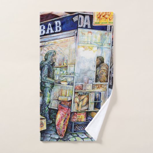 Verliefd op problemen en in moeilijkheden met lief bad handdoek (Handdoek)