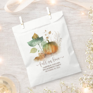 Verliefd op robuuste elegante pompoen bedankzakje