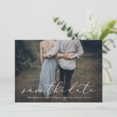 Verliefd Save the Date Foto Aankondiging (Staand voorkant)