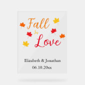 Verliefd Worden Acryl Bord (Voorkant)