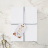 Verliefd worden Bloemen Babykleding Baby shower Cadeaulabel (Met Touw)