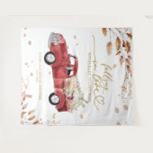 Verliefd worden op Baby shower achtergrond Wandkleed (Voorkant (horizontaal))