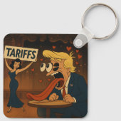 Verliefd worden op tarieven sleutelhanger (Achterkant)