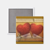 Verliefde muzikanten magneet (Voorkant / Achterkant)