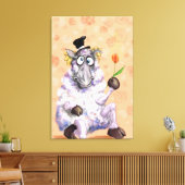 Verliefde Ram - Grappig Canvas Afdruk (Insitu (Woonkamer))