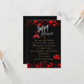 verliefde verjaardag kaart (Voorkant / Achterkant in situ)