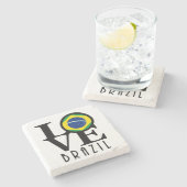 VERLIES Brazilië Stenen Onderzetter (Zijkant)