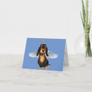 VERLIES DACHSHUND SYMPATHY-KAART KAART