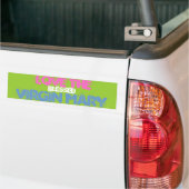 VERLIES DE BLOKKEERDE VIRGIN MARY BUMPERSTICKER (Op Truck)