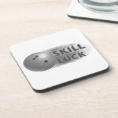 Verlies de vaardigheden van Win Luck Bowling Grey Drankjes Onderzetter (Linkerzijde)