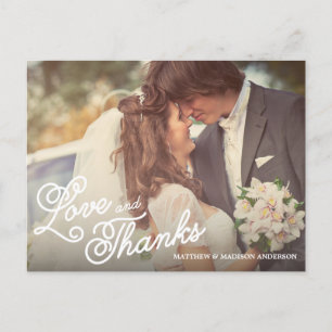 VERLIES EN BEDANKT   BEDANKT DOOR U POST-KAART BRIEFKAART