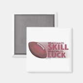 Verlies het Football van de Vaardigheid Win Luck Magneet (Voorkant / Achterkant)