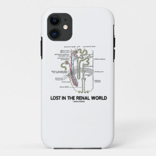 Verlies in de renale wereld (nieren nefron) iPhone 11 hoesje