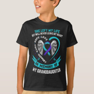 Verlies in het geheugen van mijn kleindochter, moo t-shirt