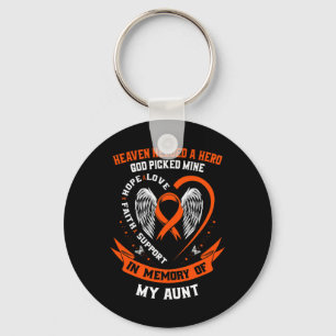 Verlies in het geheugen van mijn tante Leukemia Aw Sleutelhanger