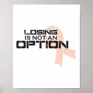 Verlies is geen optie voor borstkanker poster