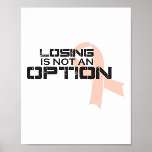 Verlies is geen optie voor borstkanker poster (Voorkant)