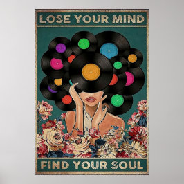 Verlies je geest Vind je ziel Poster