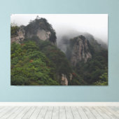 Verlies jezelf in de Natuur om jezelf te vinden op Canvas Afdruk (Insitu (Houten vloer))