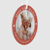 Verlies Keepsake Foto Modern Ornament (voorkant)