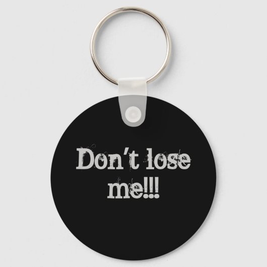 Verlies me niet sleutelhanger (Voorkant)