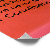 VERLIES POEM OP RODE ROSE POSTER (Hoek)