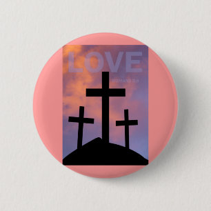 VERLIES - Romeinen 5:8 Ronde Button 5,7 Cm