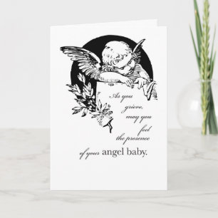 Verlies van baby, engel kaart