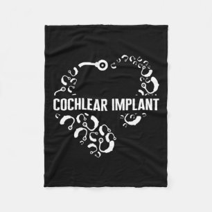 Verlies van bewustzijn Liefde Cochleair Implantaat Fleece Deken