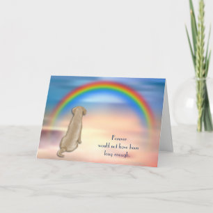 Verlies van de gele regenboog sympathiekaart van h feestdagen kaart