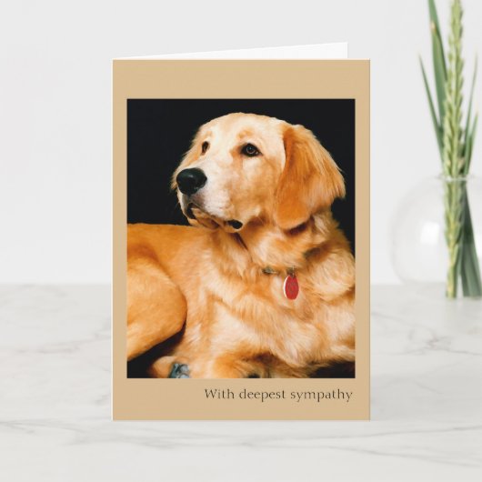 Verlies van de Kaart van de Sympathie van de Hond (Voorkant)