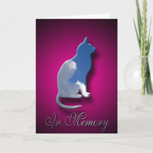 Verlies van de kat-sympathiekaart kaart