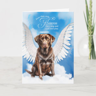 Verlies van Dog Chocolate Lab Retriever Pet Sympat Kaart