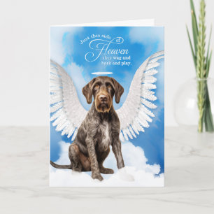 Verlies van Duitse Draadharige Pointer Hond Huisdi Kaart