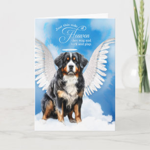 Verlies van een Berner Sennenhond Angel Pet Sympat Kaart