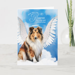 Verlies van een Collie Dog Pet Sympathie Kaart