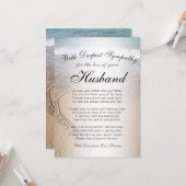 Verlies van een herdenkingsmonument kaart (Voorkant / Achterkant in situ)