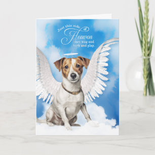 Verlies van een hond Jack Russell Terrier Pet Symp Kaart