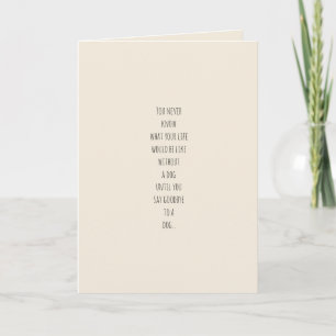 Verlies van een hond kaart