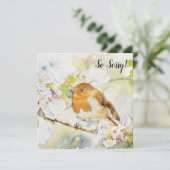 Verlies van een huisdier kaart (Staand voorkant)