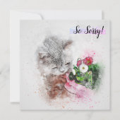 Verlies van een Huisdier Kat Kaart (Voorkant)