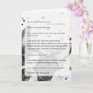 Verlies van een huisdierenkaart kaart