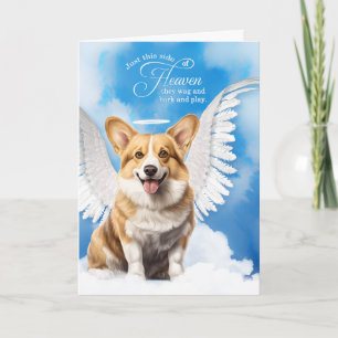 Verlies van een Pembroke Welsh Corgi Dog Pet Sympa Kaart
