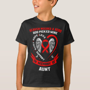 Verlies Van Geliefde Tante Hartziekte Bewustzijn P T-shirt