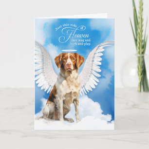 Verlies van hond Brittany Spaniel huisdier medelev Kaart