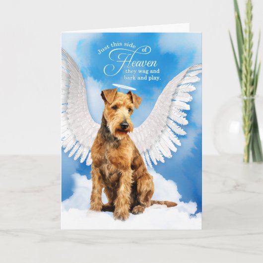 Verlies van sympathie voor een Lakeland Terrier-ho Kaart (Voorkant)