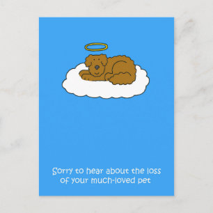 Verlies van sympathie voor honden briefkaart